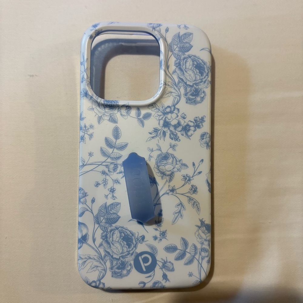 iPhone 15 pro loopy blue toile case